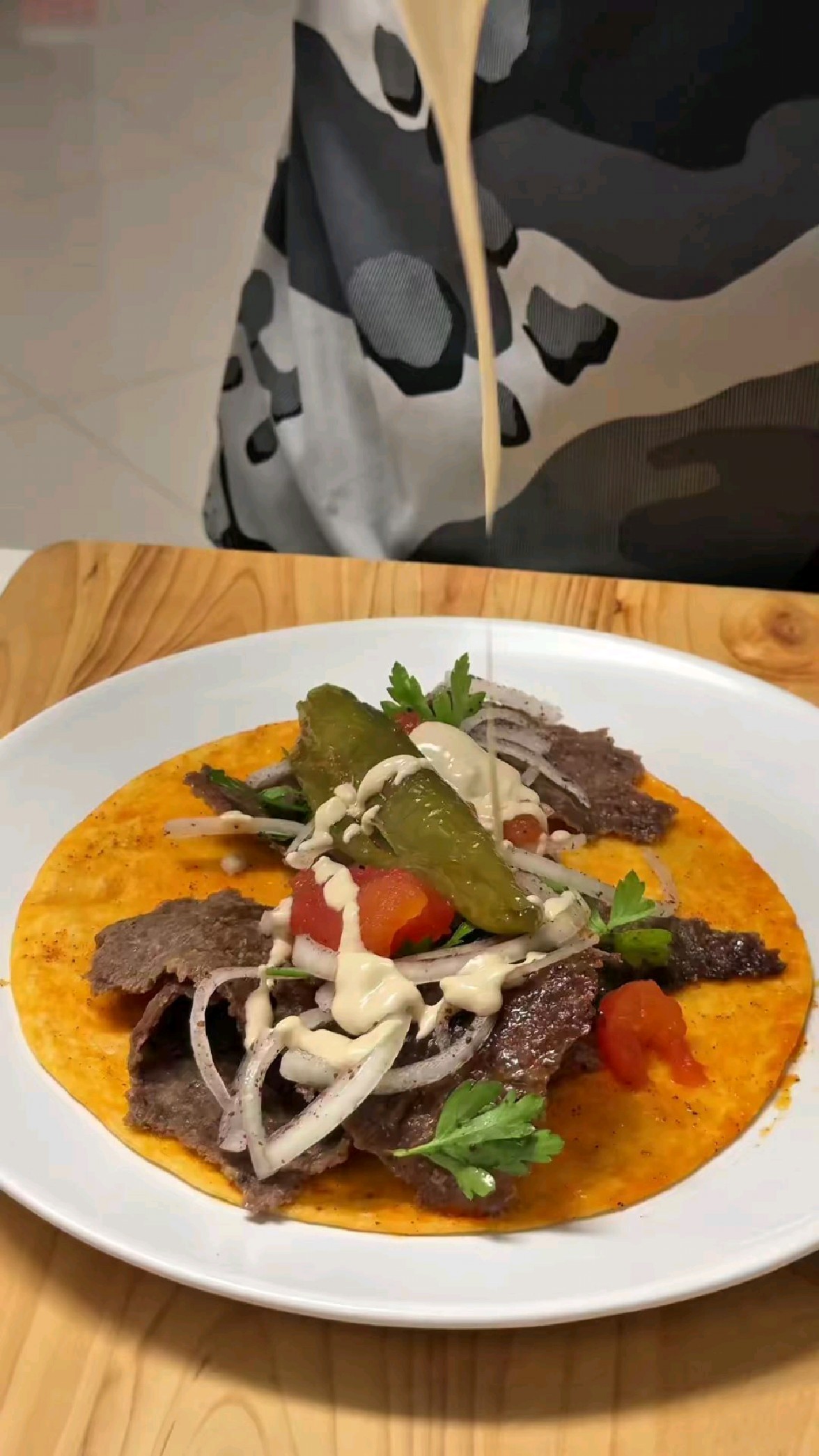这样的烤牛肉玉米饼,味道真不错