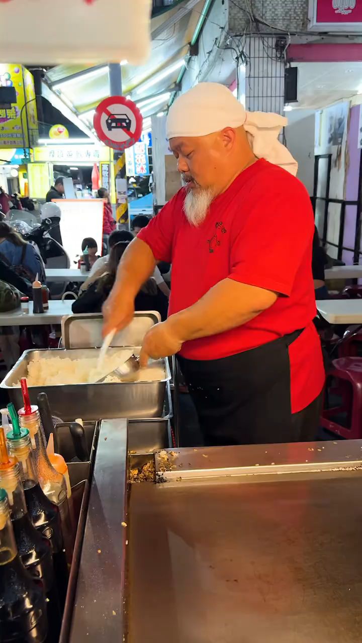 台湾街头小吃|美味的铁板炒饭