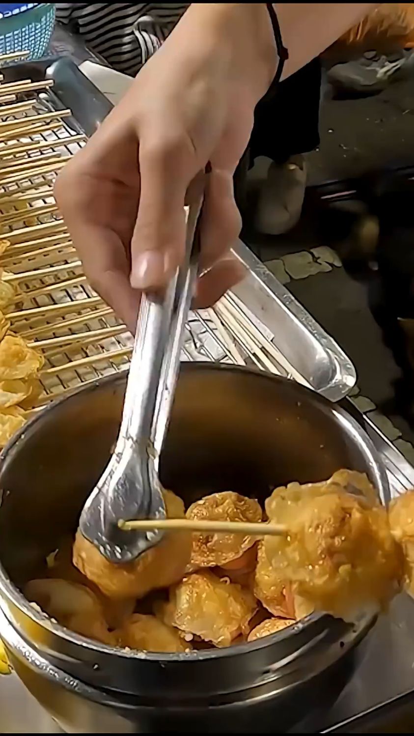 韩国街头小吃|香酥鸡蛋饼