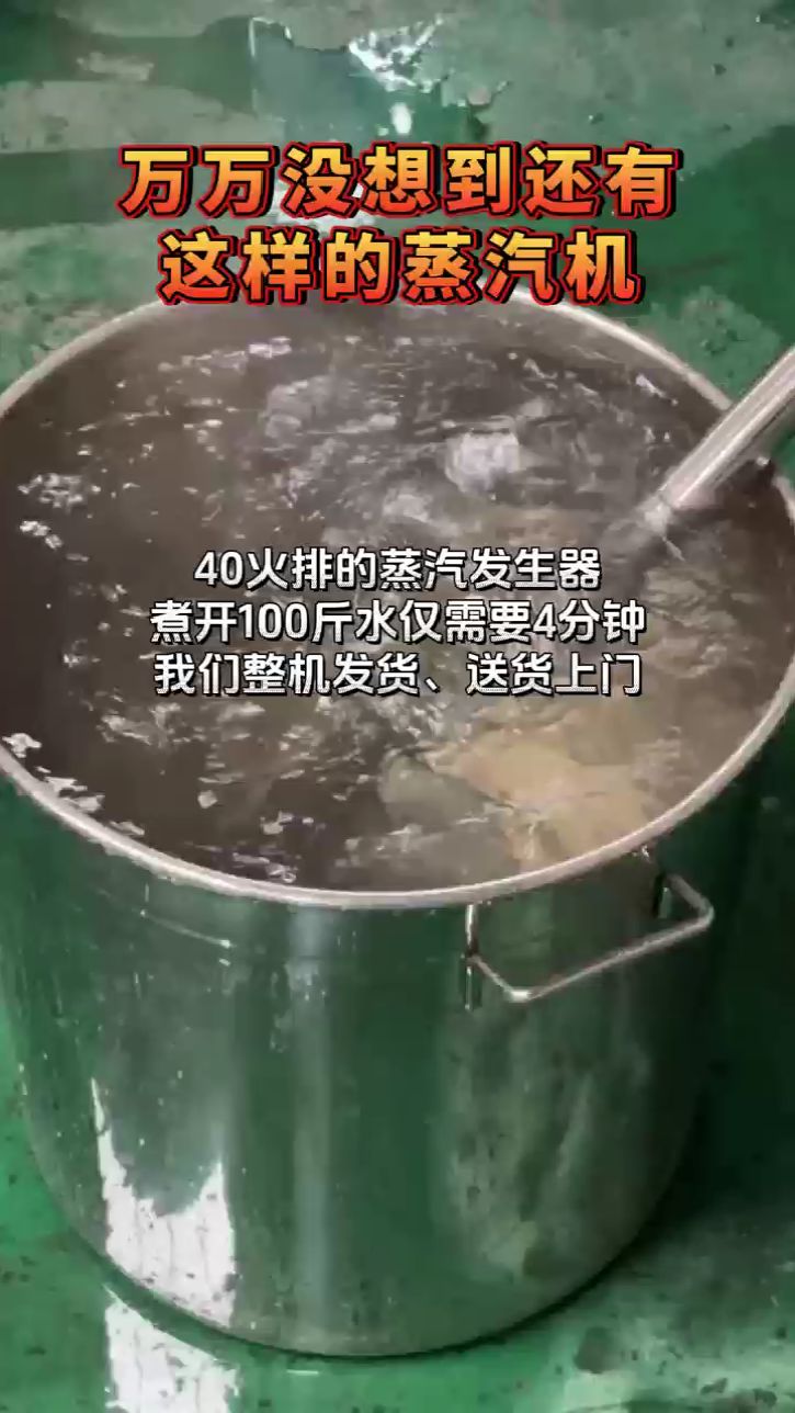 高温蒸汽煮水,秒杀传统电炉#酿酒设备#快速煮豆浆#食品加工
