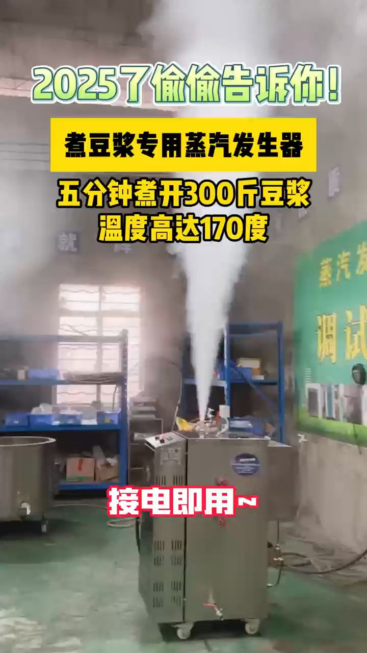 生器高温蒸汽煮水煮豆浆,秒杀传统电炉#电蒸汽发生器