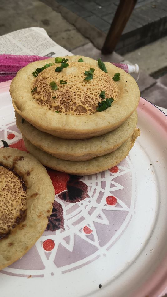 正宗的山西小米煎饼