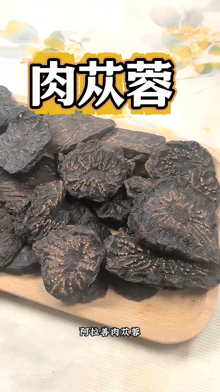 阿拉善肉苁蓉,泡水喝特别不错!