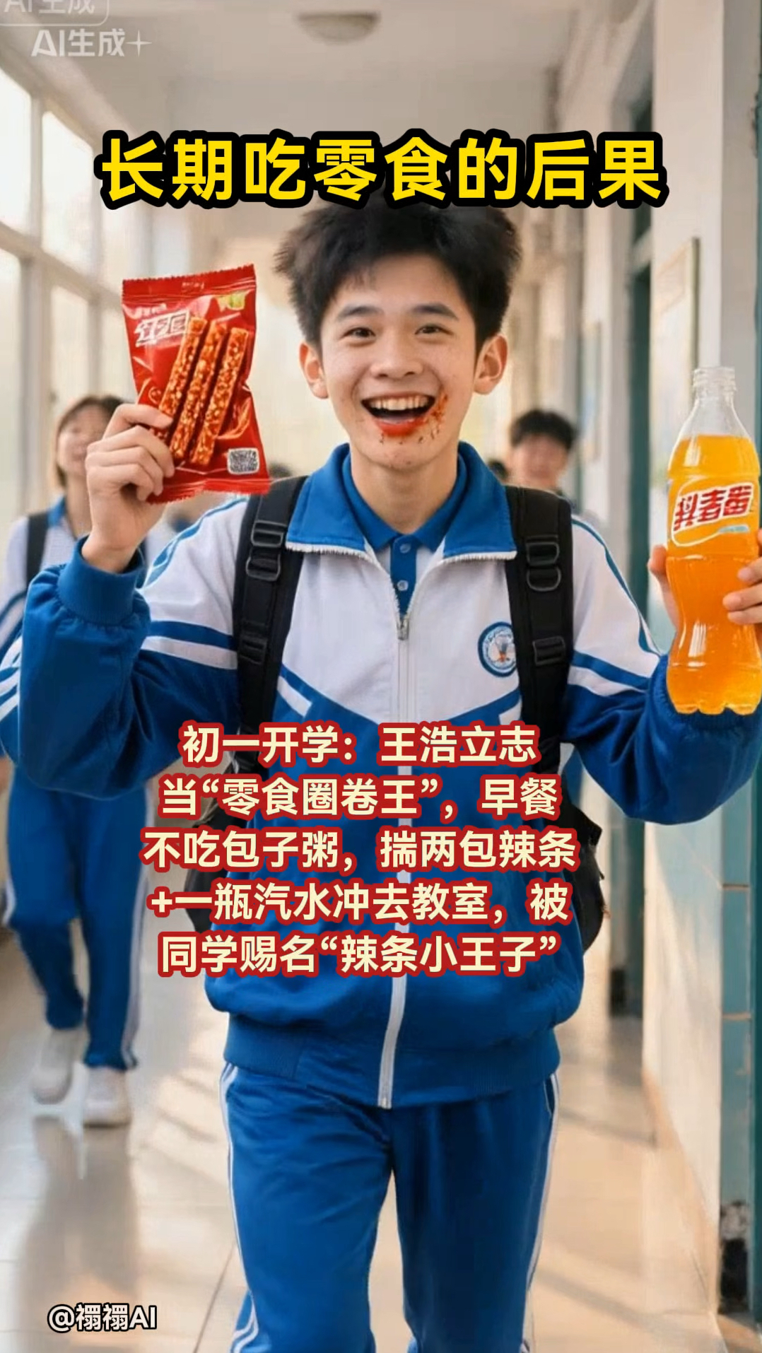 长期吃零食的后果#听别人的故事感悟自己的人生#长期吃零食的危害