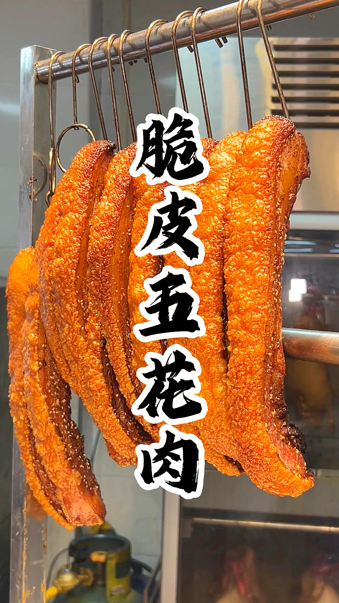 脆皮五花肉出炉,香气瞬间弥漫,酥脆的外皮,内里鲜嫩多汁