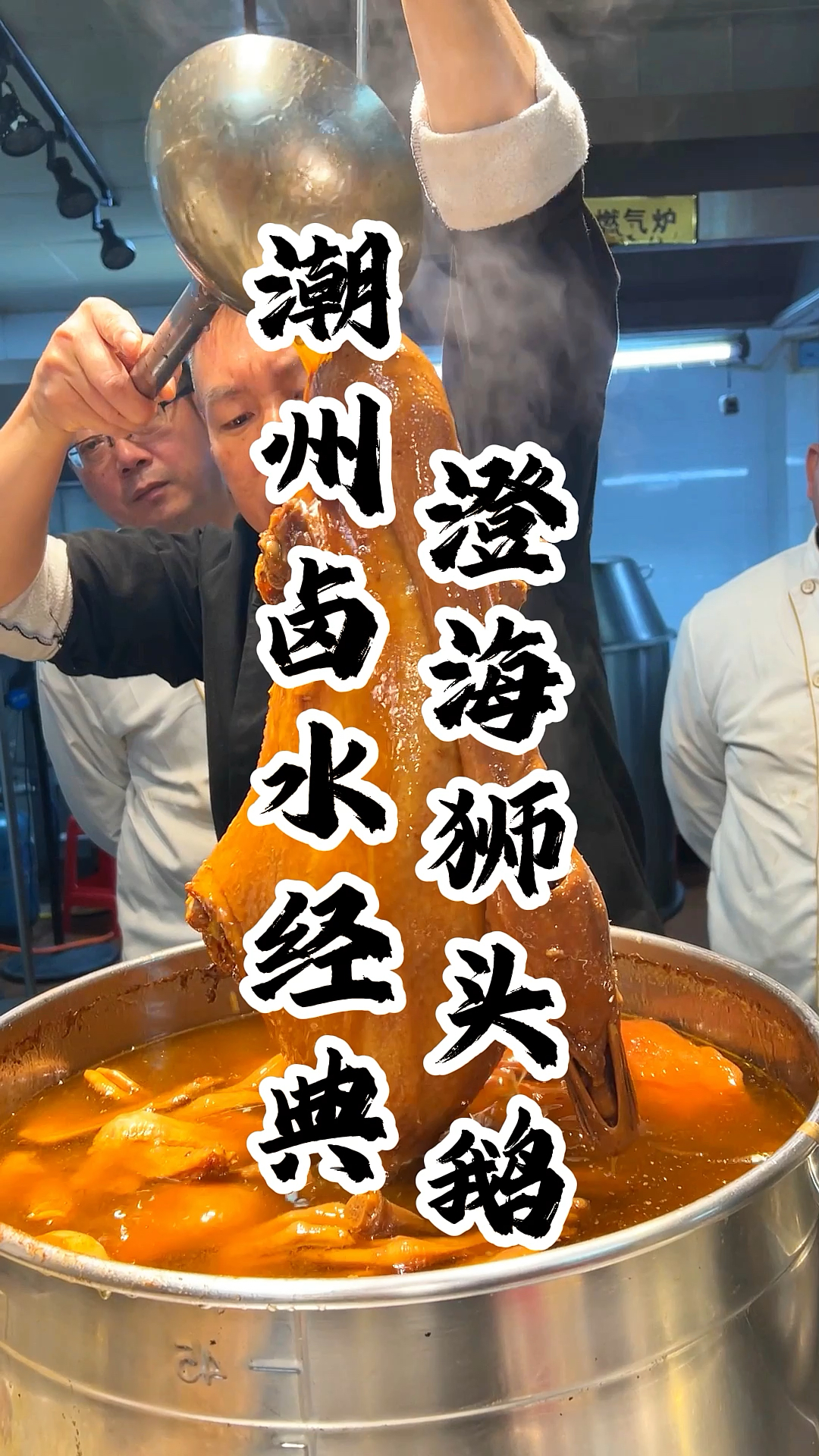 潮州卤水经典澄海狮头鹅