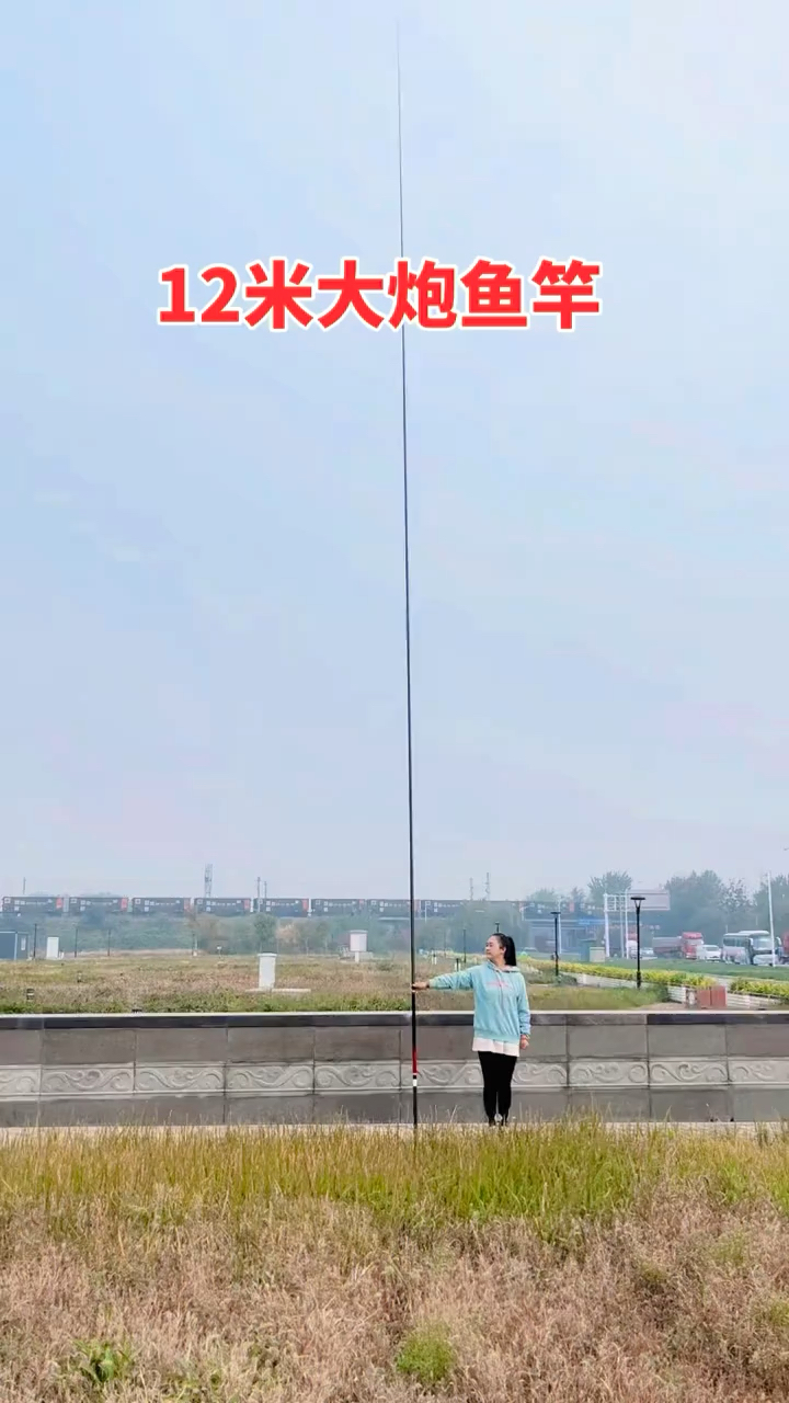 高碳大炮鱼竿钓鲫鱼鲫鱼鲤鱼,长竿短线使用