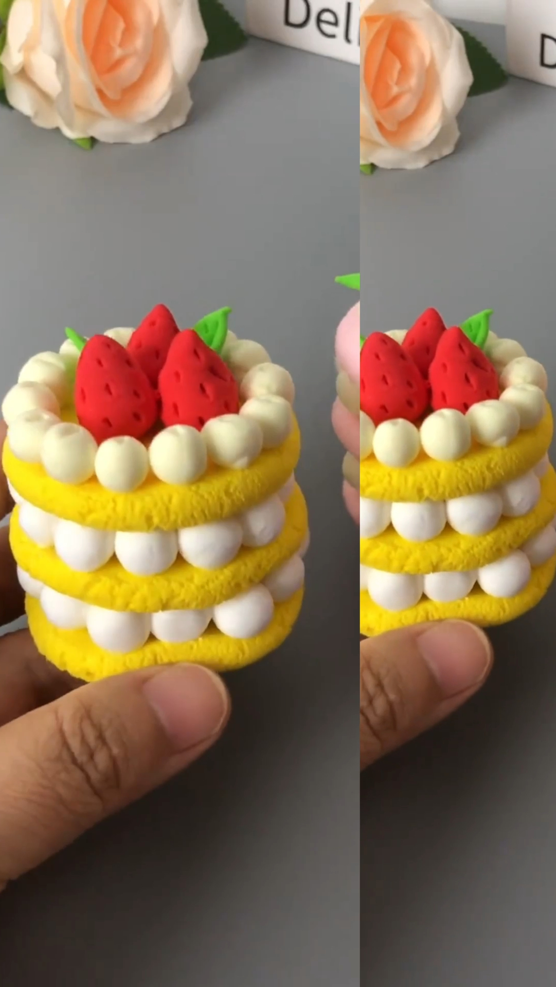 一起用粘土来做个美味的蛋糕吧