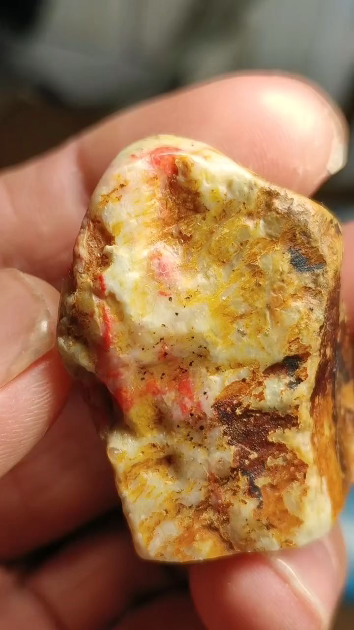 昌化田黄鸡血石印章