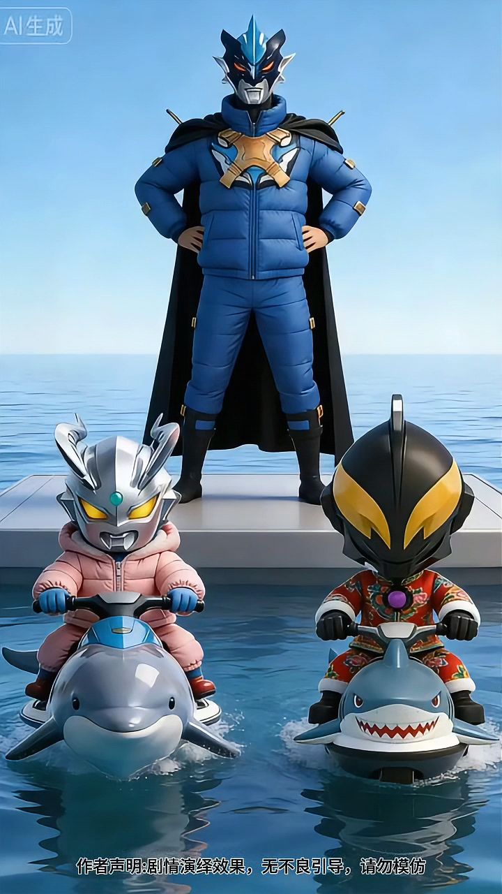 小金鱼帮助小赛罗