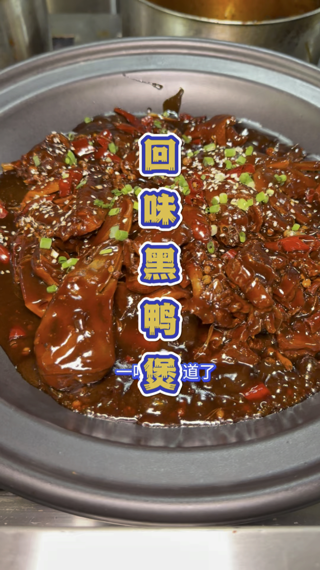 湖北仙桃的黑鸭煲