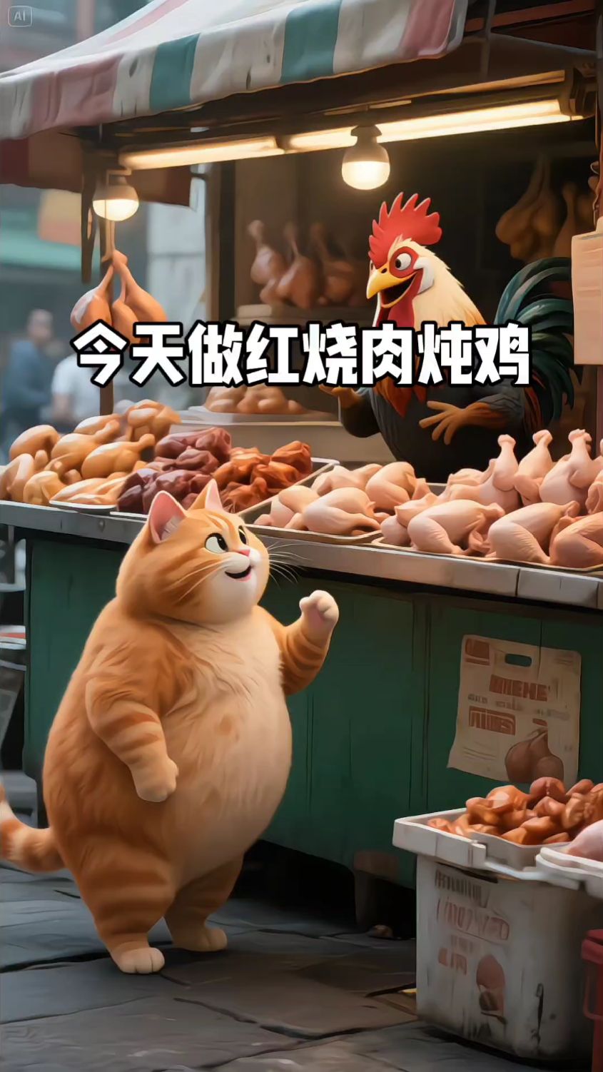 好久没吃肉了,今天做个红烧肉炖鸡
