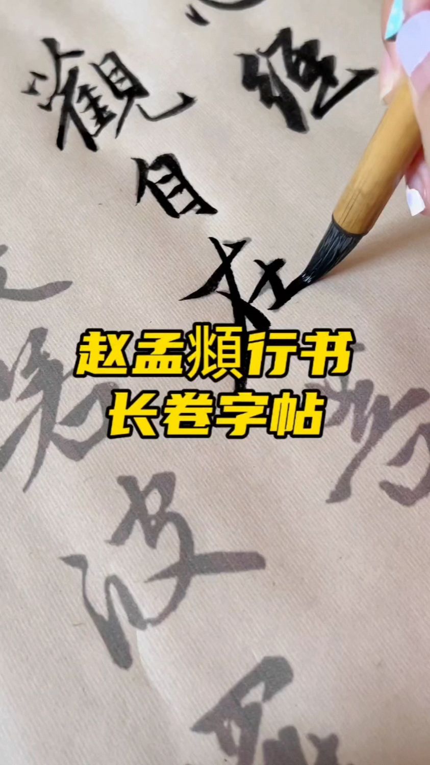 赵孟行书心经长卷,练字静心提升自己!