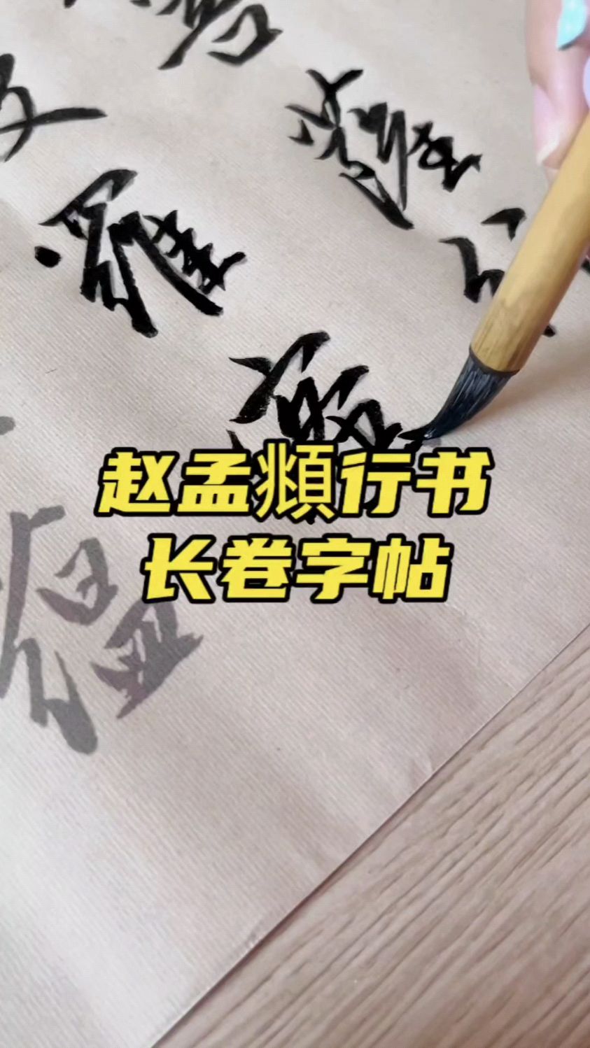 静心练字,赵孟行书心经长卷!