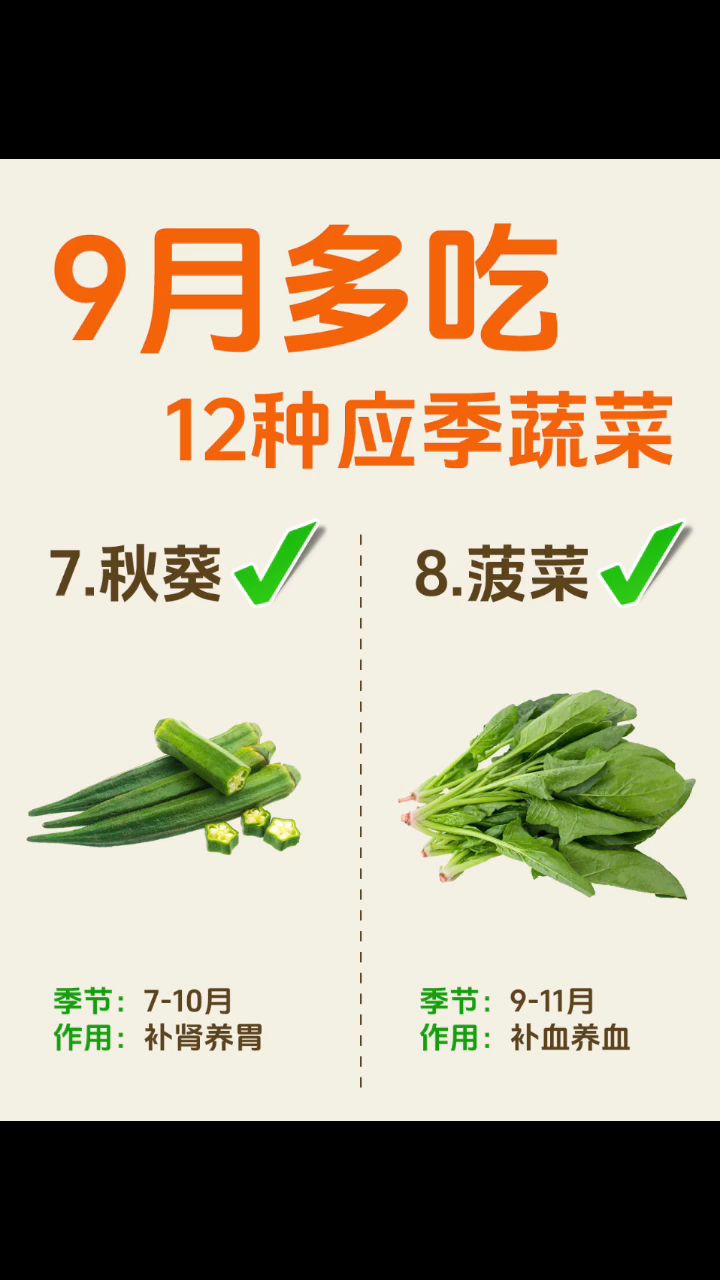 9月吃蔬菜,别错过这些应季蔬菜