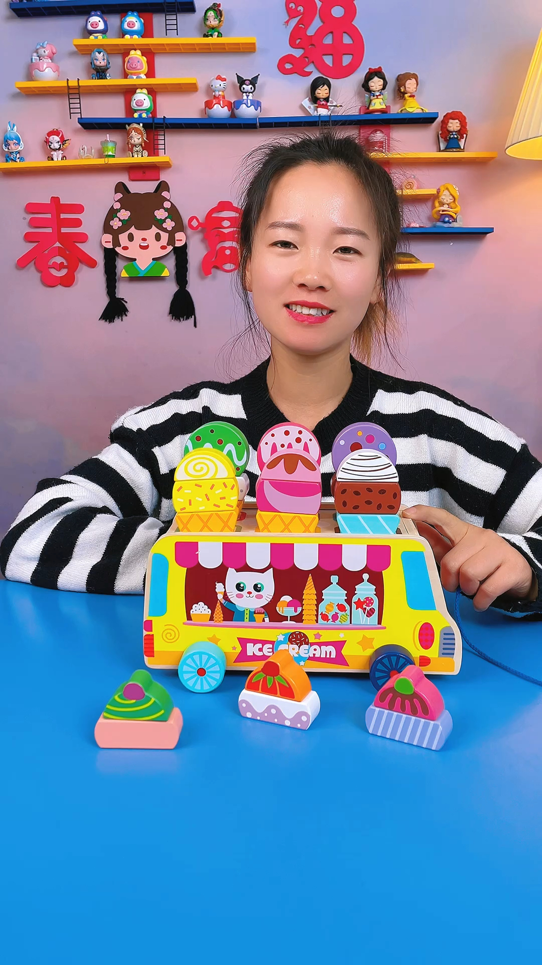 冰激凌玩具车,我来做冰激凌给大家吃