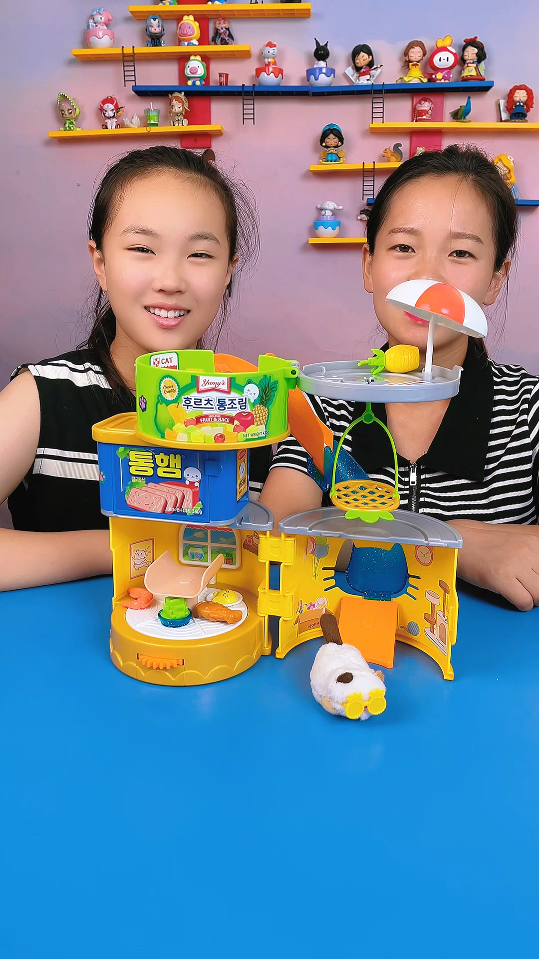 宸宸的猫咪罐头塔，这个小猫咪的家真好玩