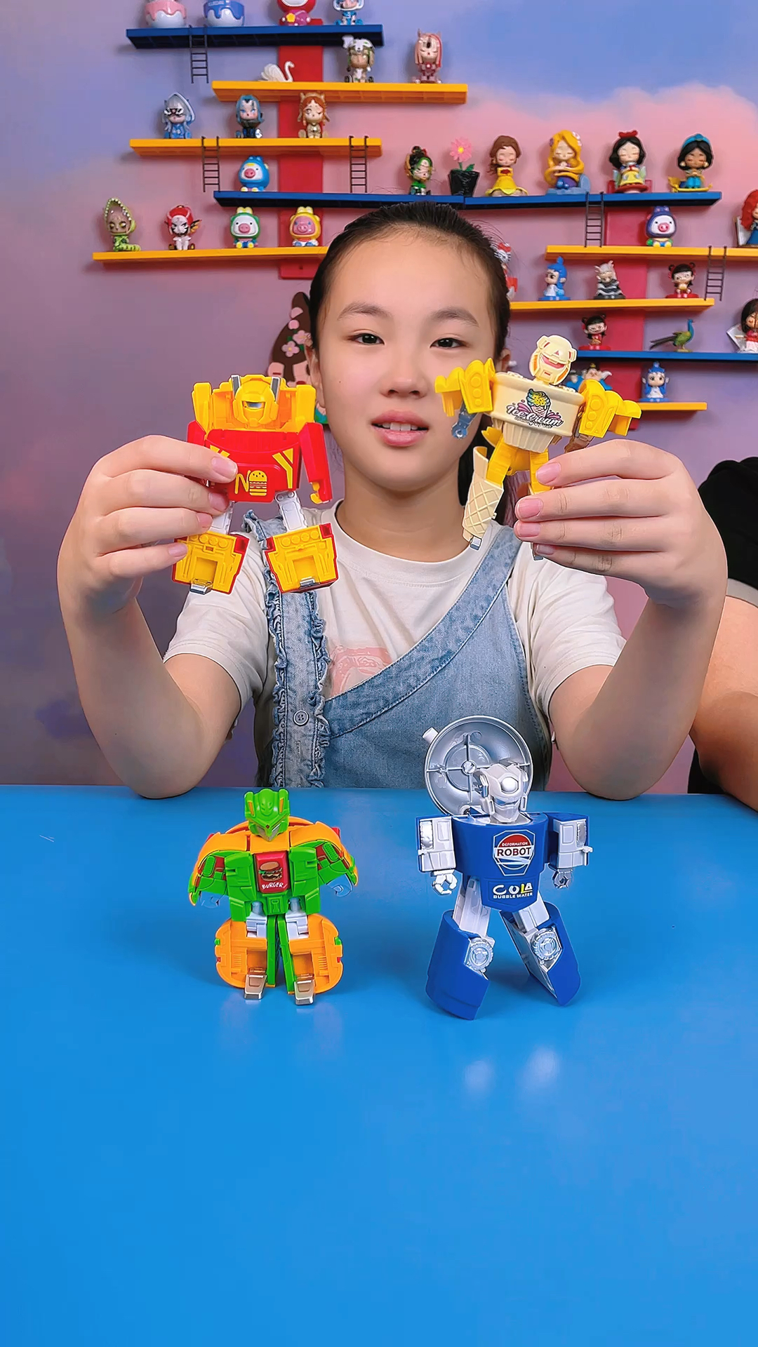 汉堡玩具变形，变成机器人也太酷了