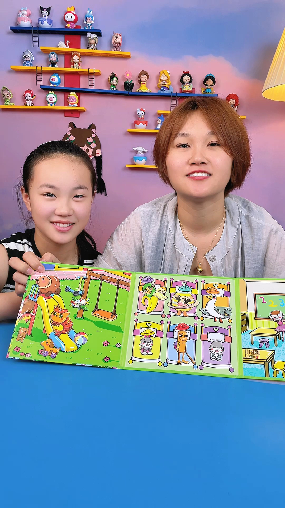 耐克鲨鱼生宝宝了，这个磁力安静书真好玩