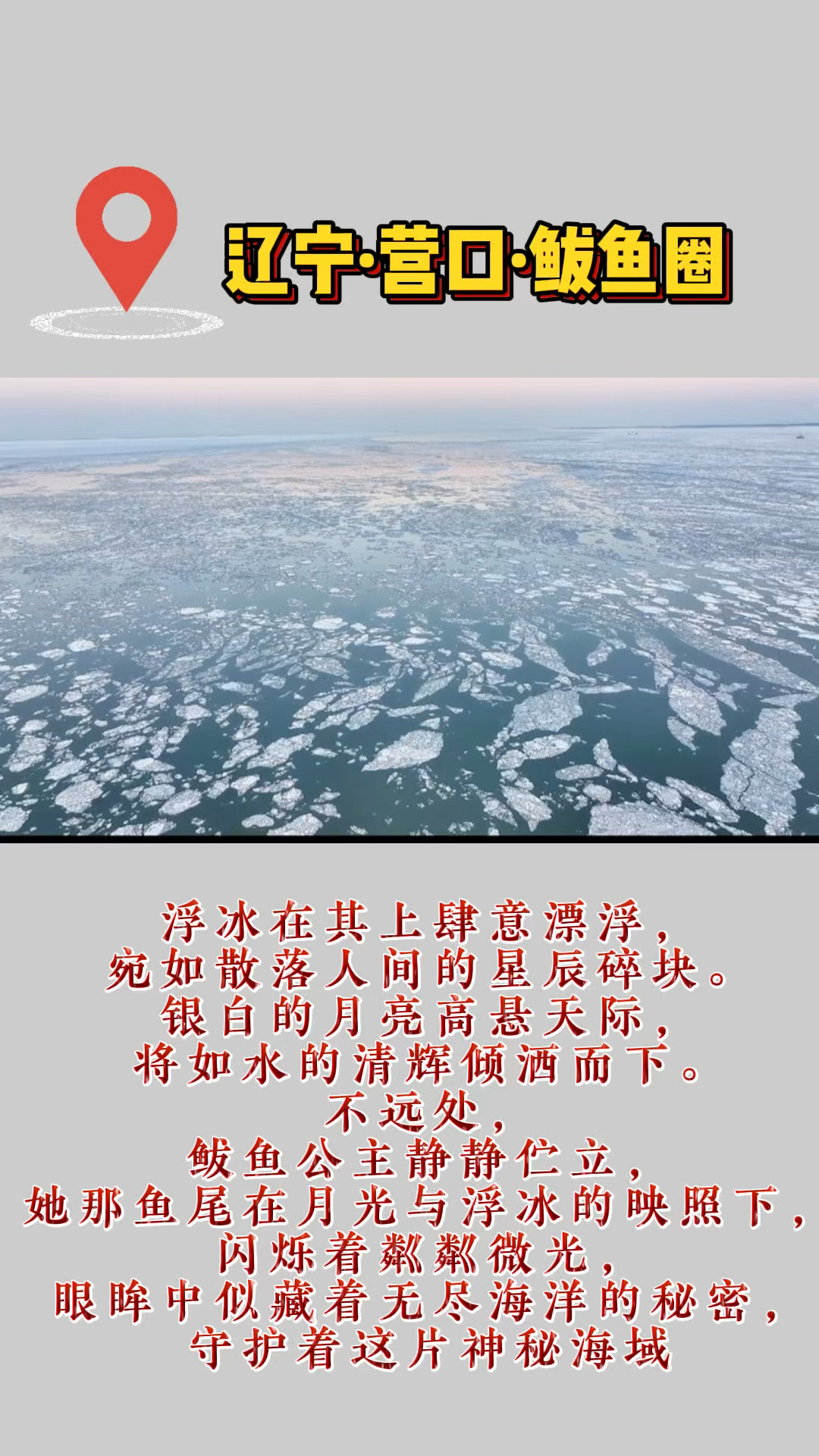 东北人私藏的“蓝眼泪”!开春必刷鲅鱼圈这片冰裂海