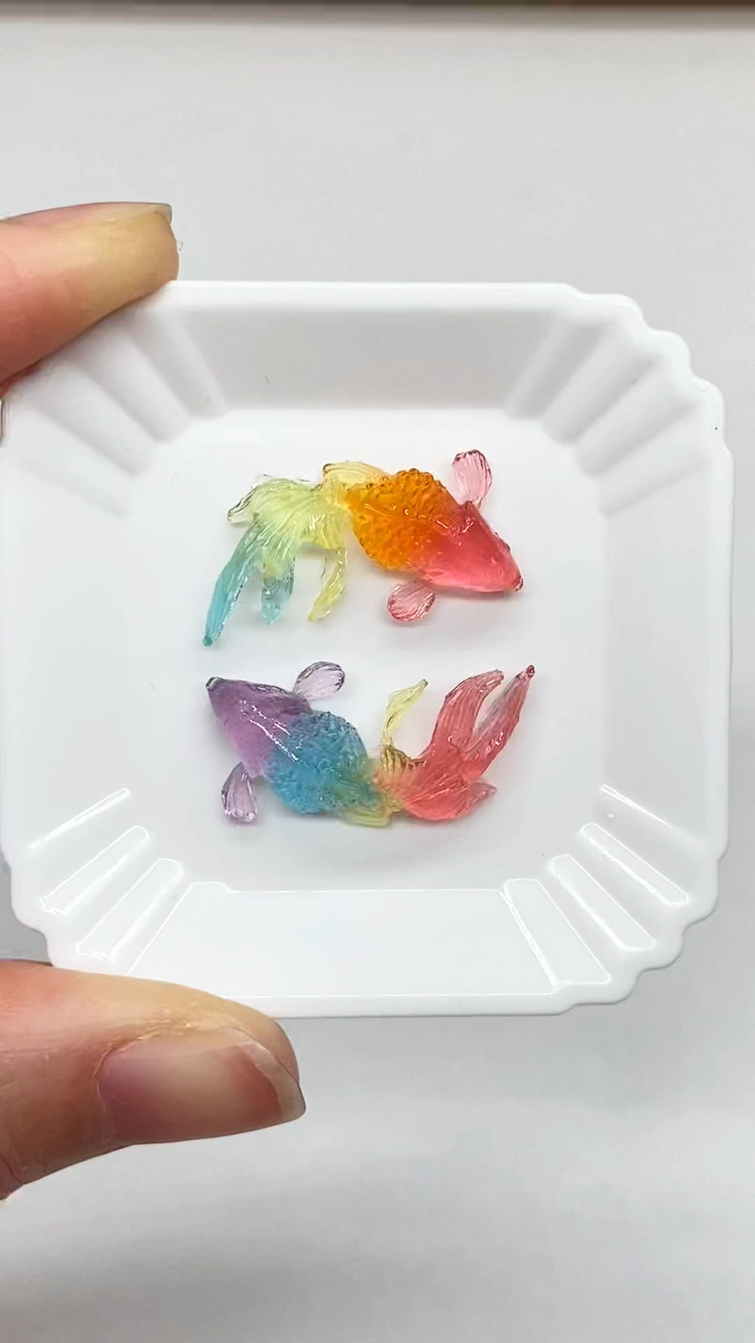透明粘土金鱼教程