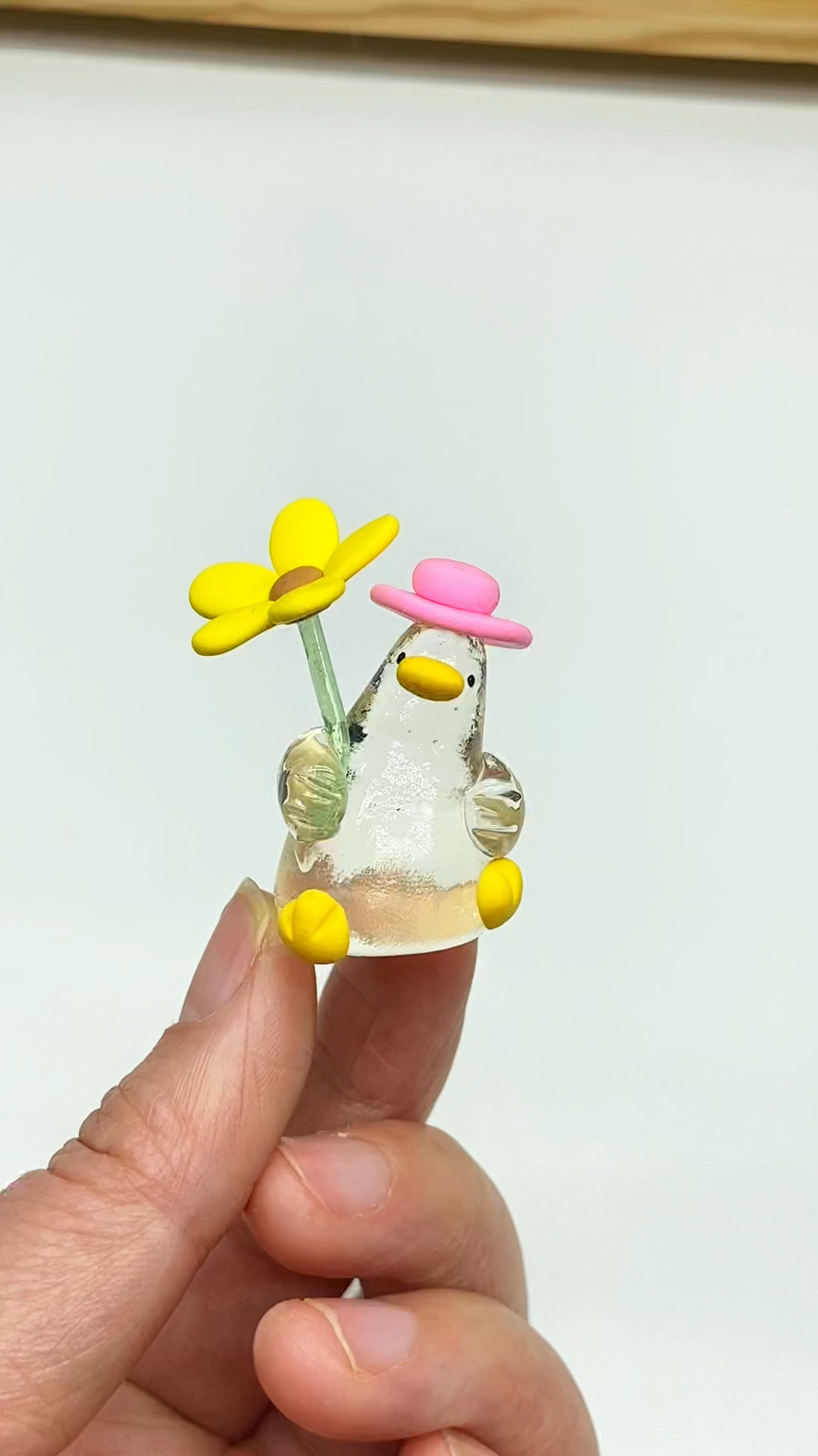 透明粘土小鸭子教程