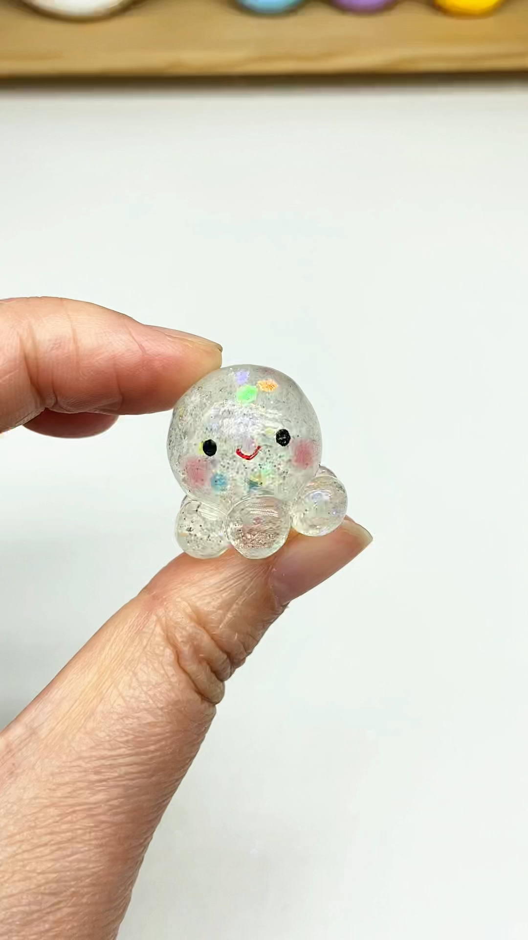 透明粘土小章鱼教程