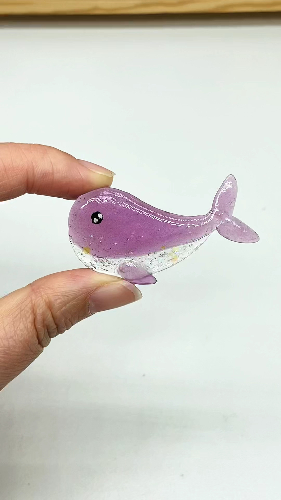 透明粘土小鲸鱼教程