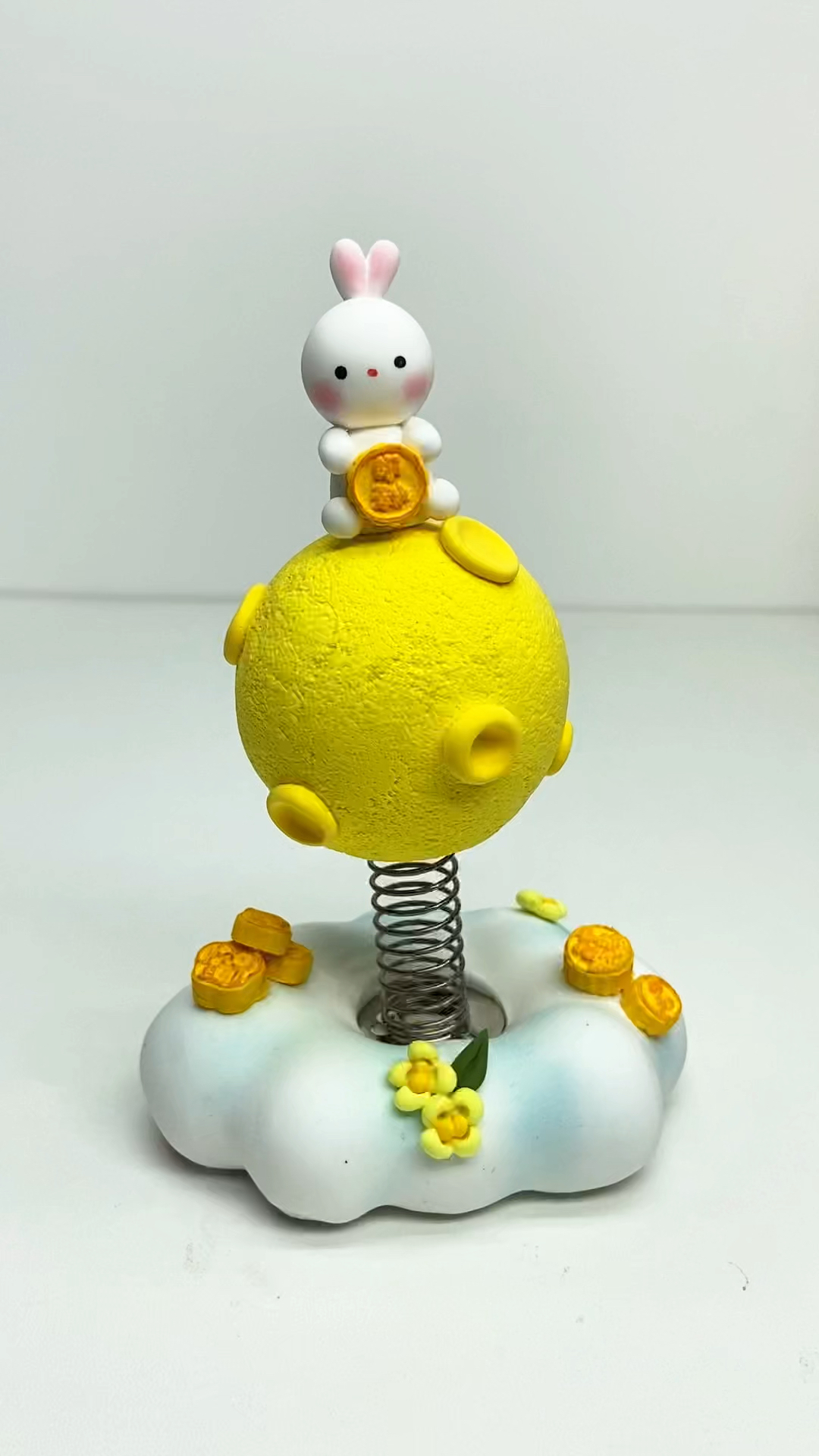 中秋节粘土教程小兔子
