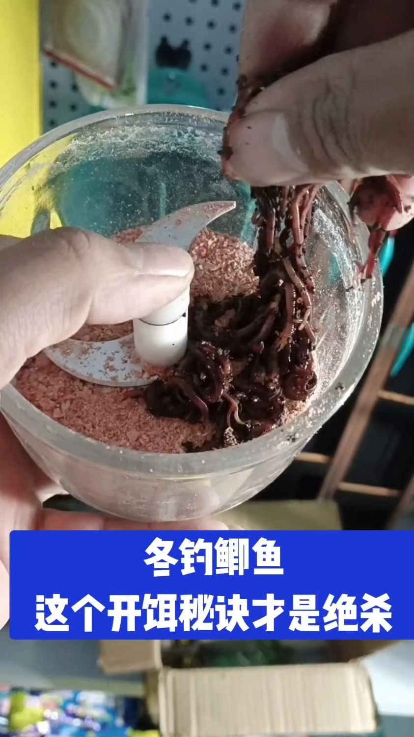 钓鱼想有效，那必须真材实料，冬钓鲫鱼这两个开饵方法你也试试看