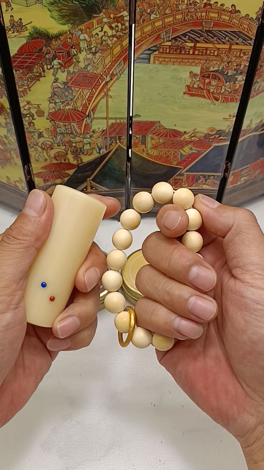 文玩骨头手把件如何盘玩 ?