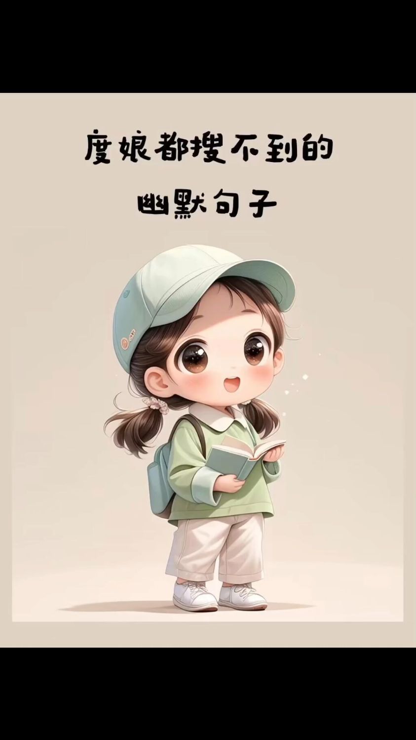 度娘都搜不到的幽默句子