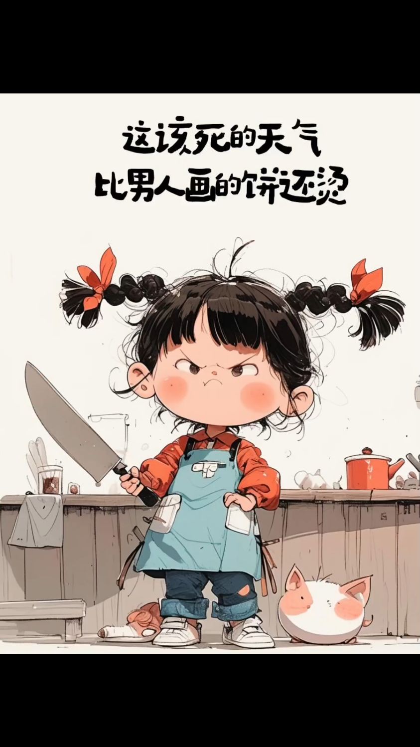 “天气热这样发,去笑死你朋友圈”