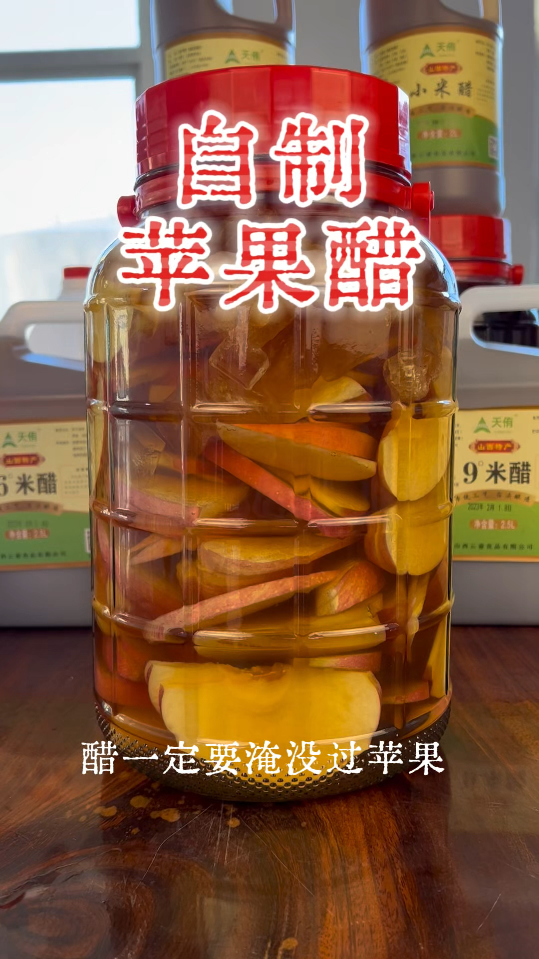 自制苹果醋方法教程 天侑米醋粮食发酵