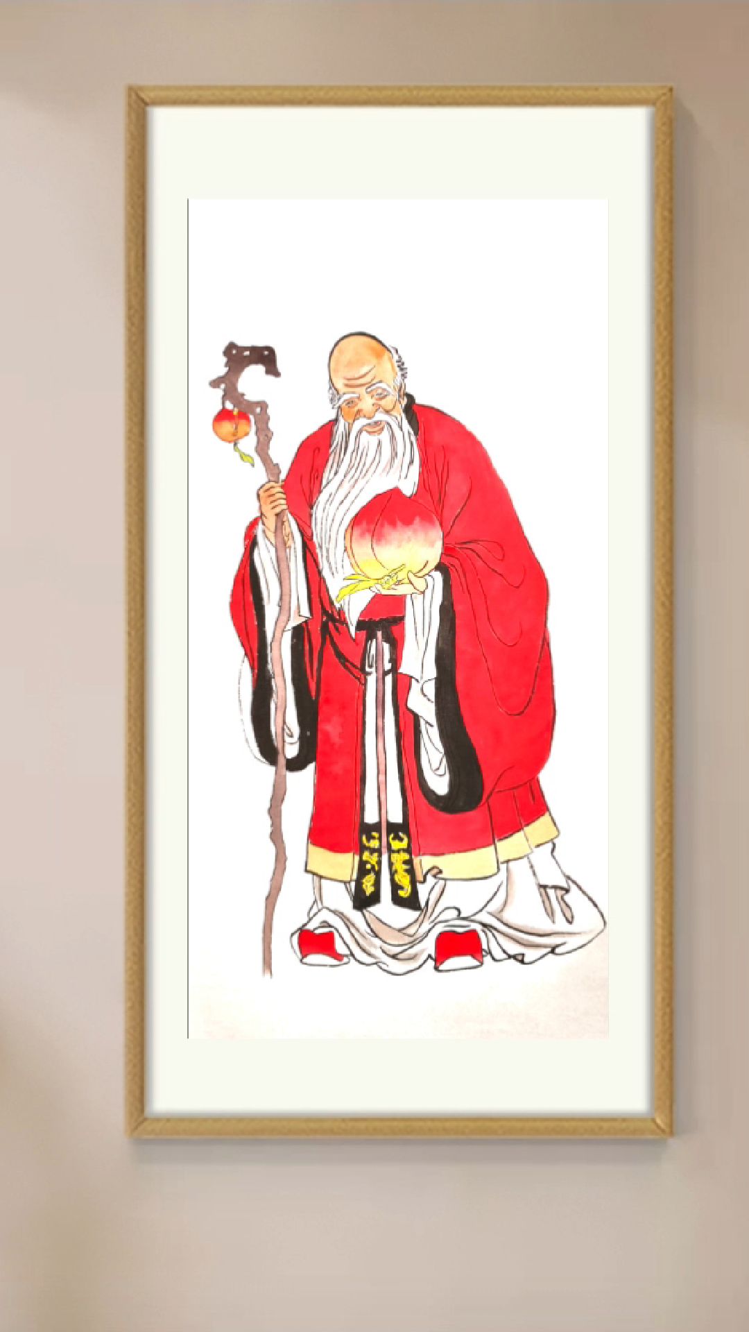 国画老寿星!怎么样?
