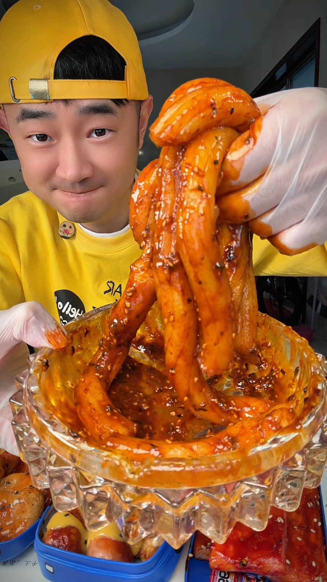 干饭时间到~ #粉耗子#冰糖葫芦#藤椒鸡腿#黑椒鸡块