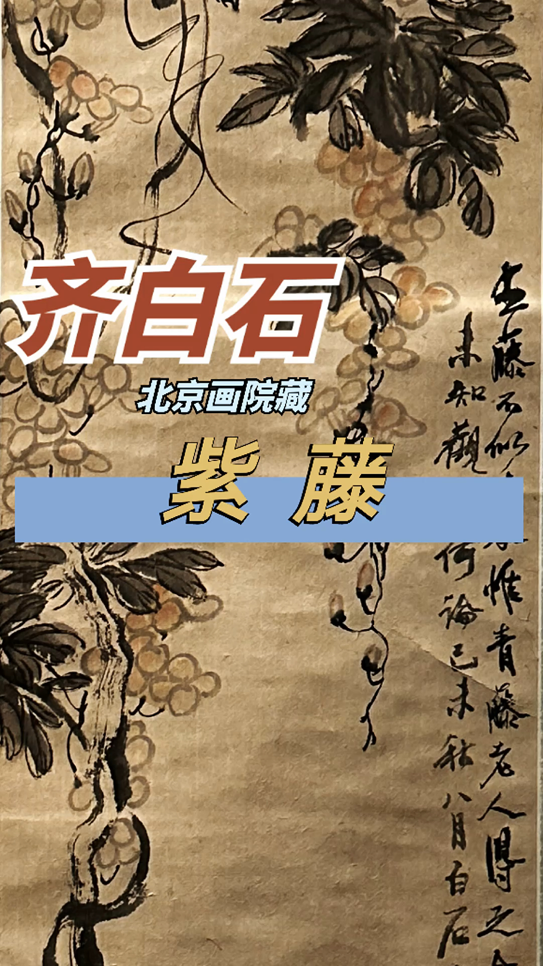 齐白石 紫藤(北京画院藏)