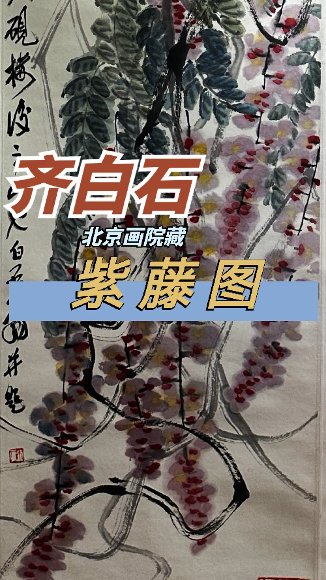 齐白石 紫藤图(北京画院藏)