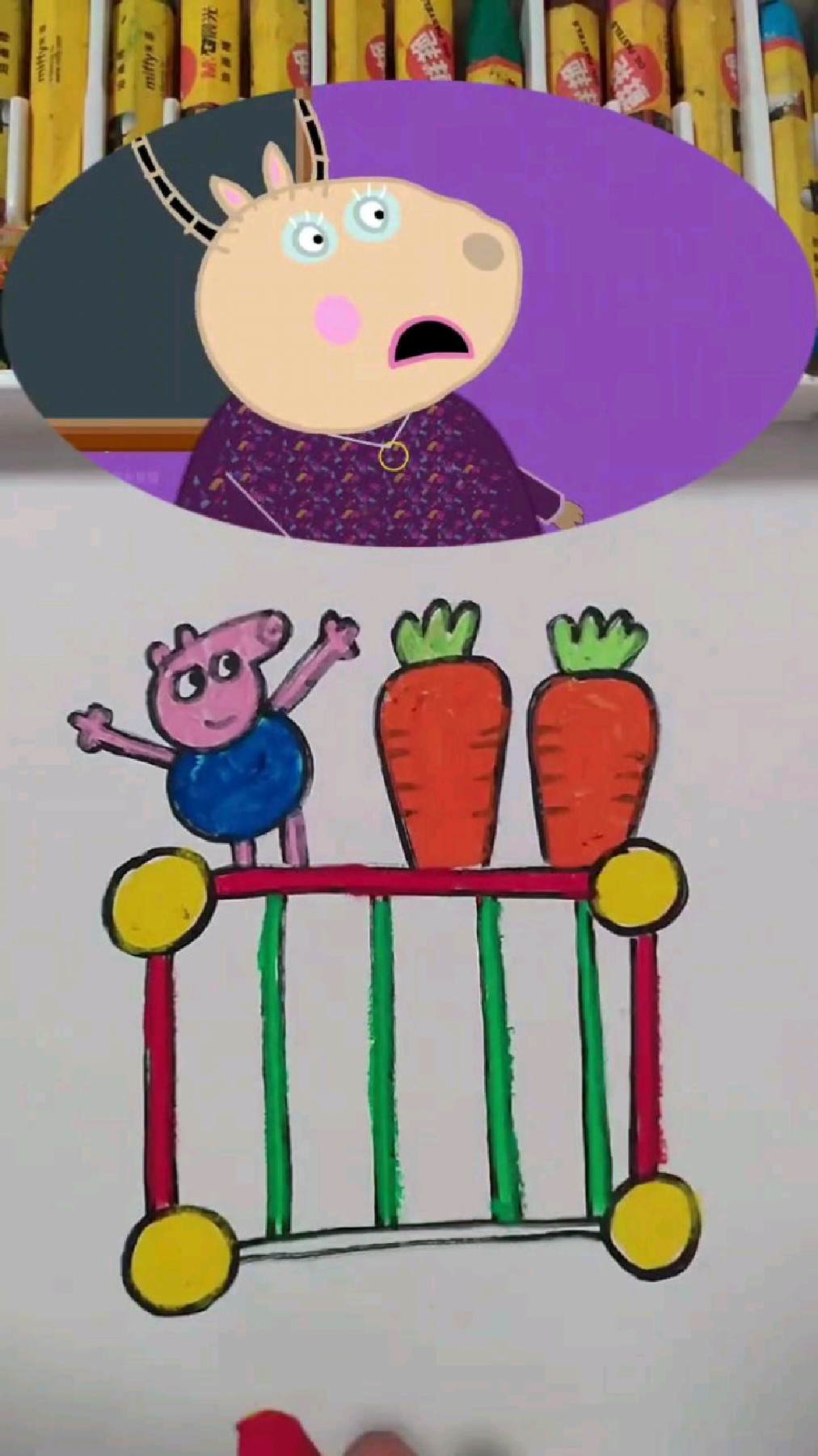 小猪乔治手绘简笔画