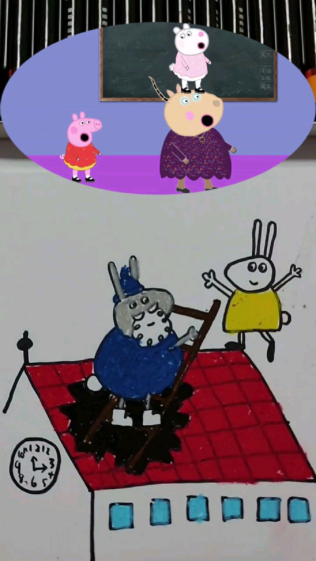 小兔瑞贝卡手绘简笔画