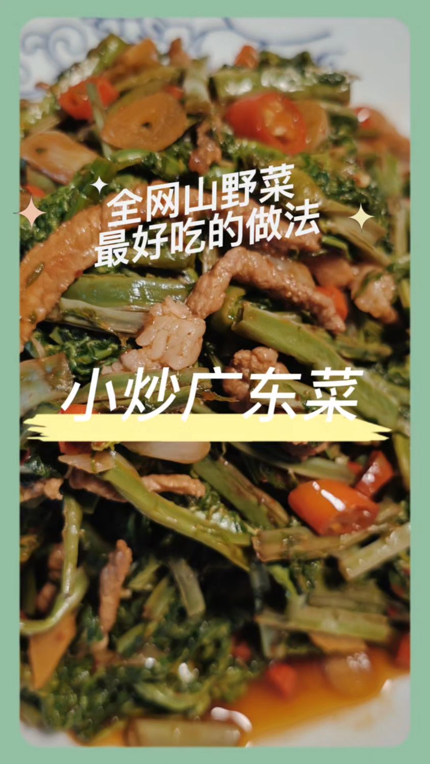 一口鲜到山脚下!现炒野菜的翡翠绿暴击!