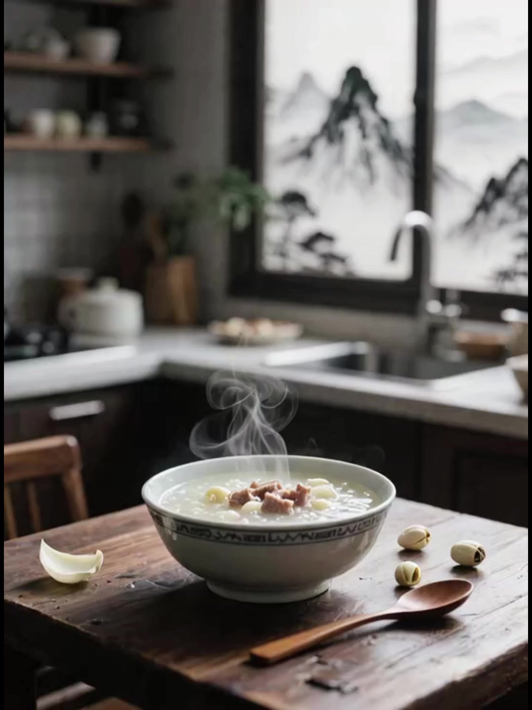 养心安神,必须莲子百合瘦肉粥。