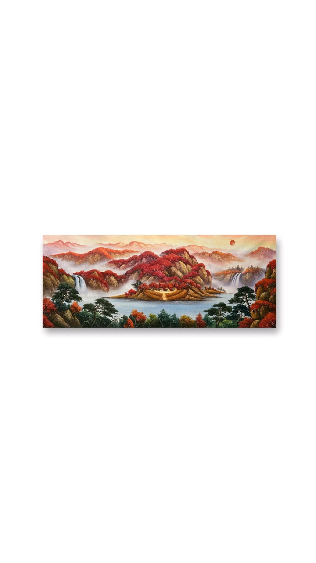 鸿运当头山水风景画
