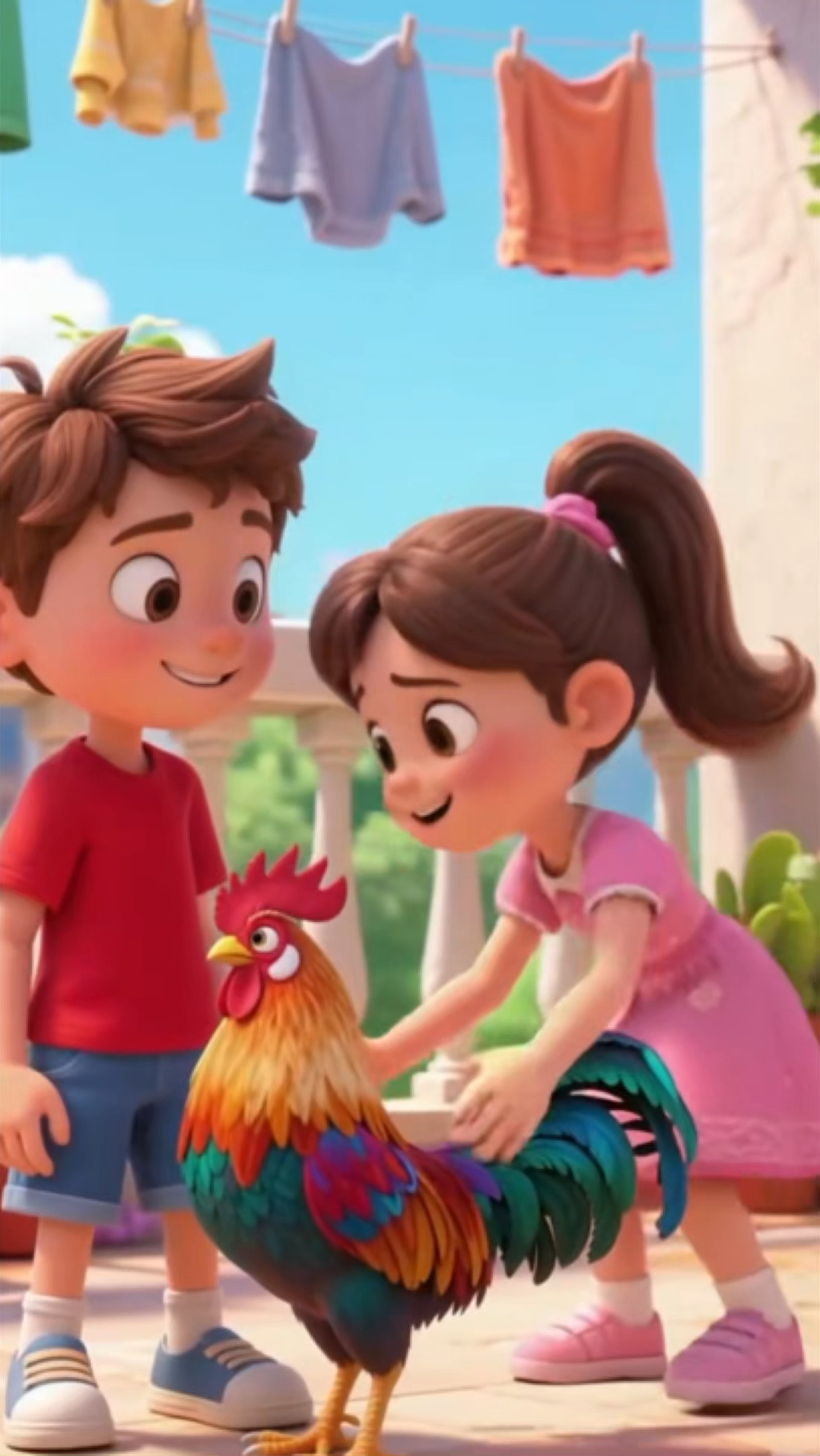 奇奇拔公鸡羽毛做鸡毛毽子