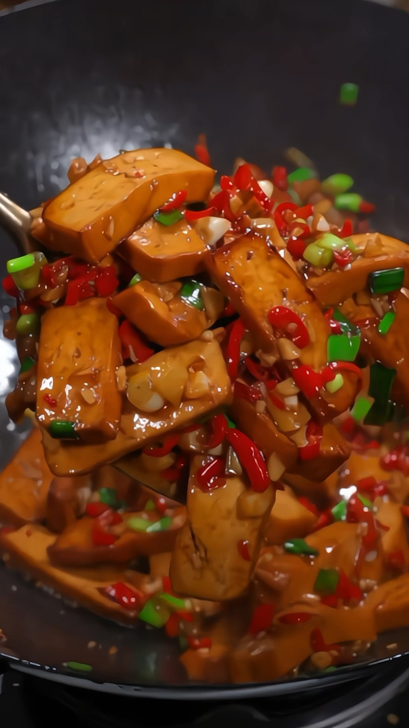如果你们炒的香干不好吃,可以试试我这个做法,香辣嫩滑
