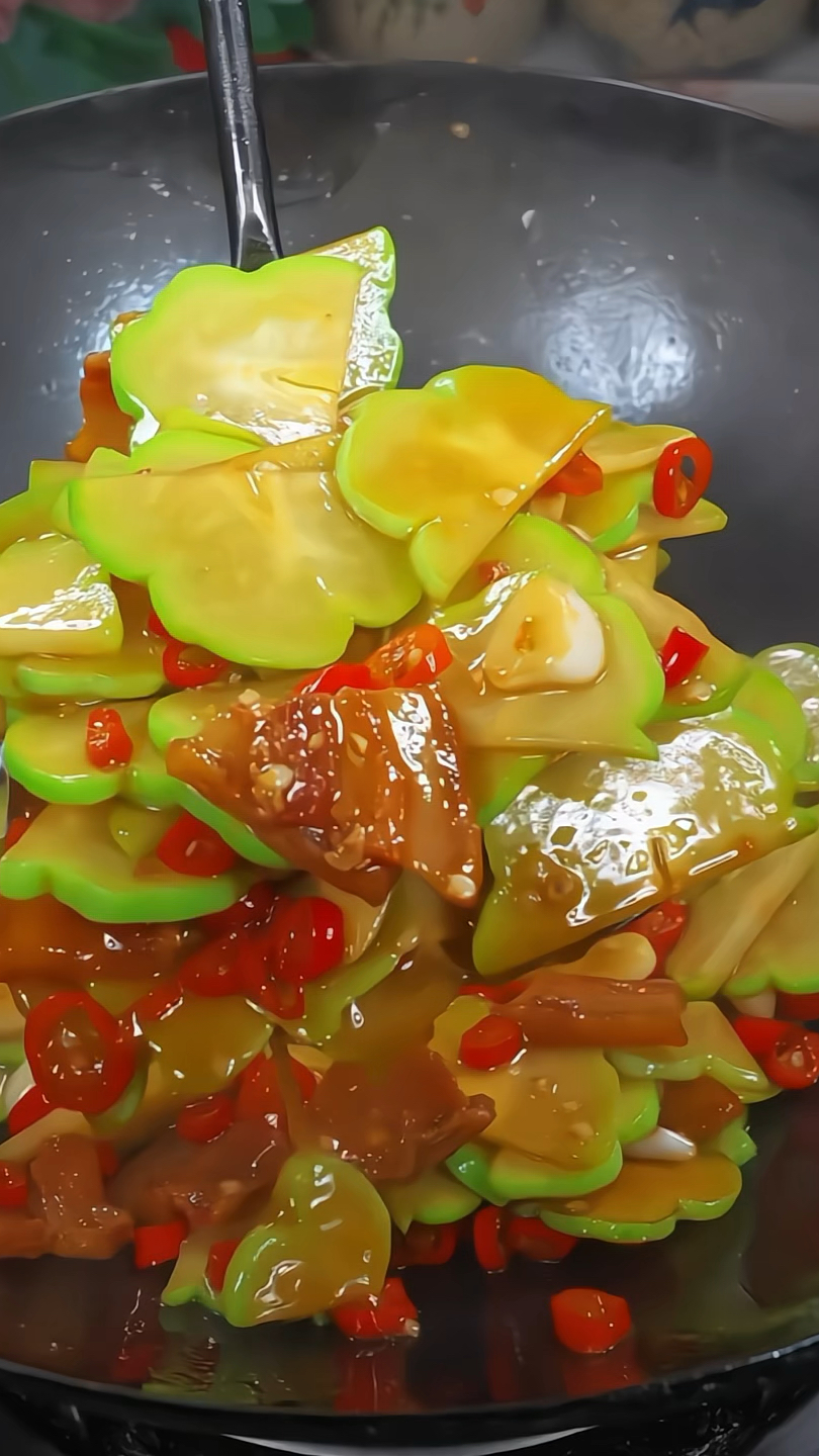 佛手瓜炒肉,简单好吃又下饭!#下饭菜
