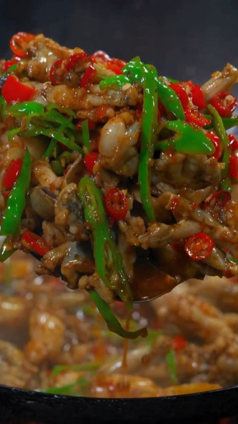 太香了，田鸡这样炒，小白也能做出大厨的味道#家常菜