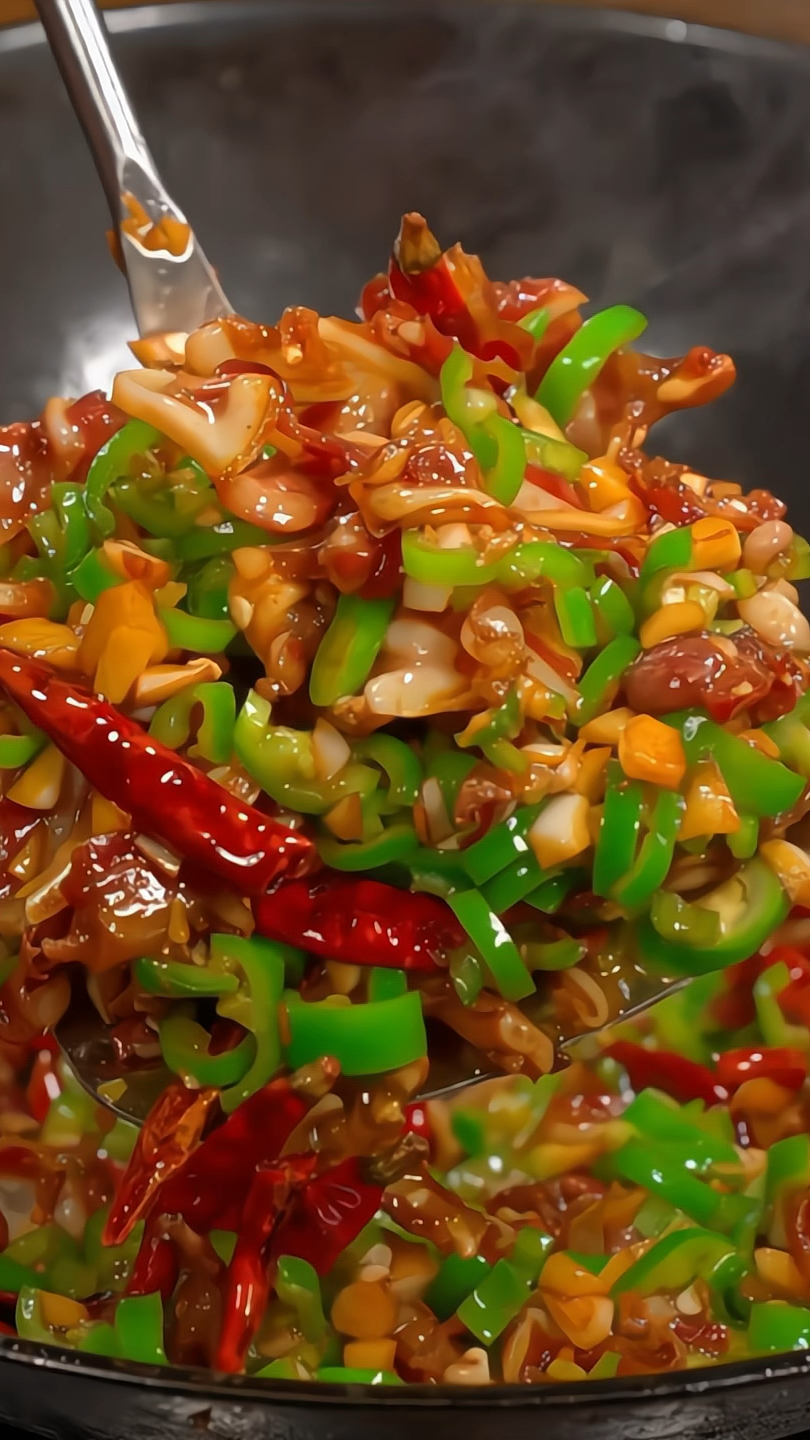香辣又下饭的小炒腊脆骨,又脆又嫩的脆骨怎么炒都好吃#下饭菜