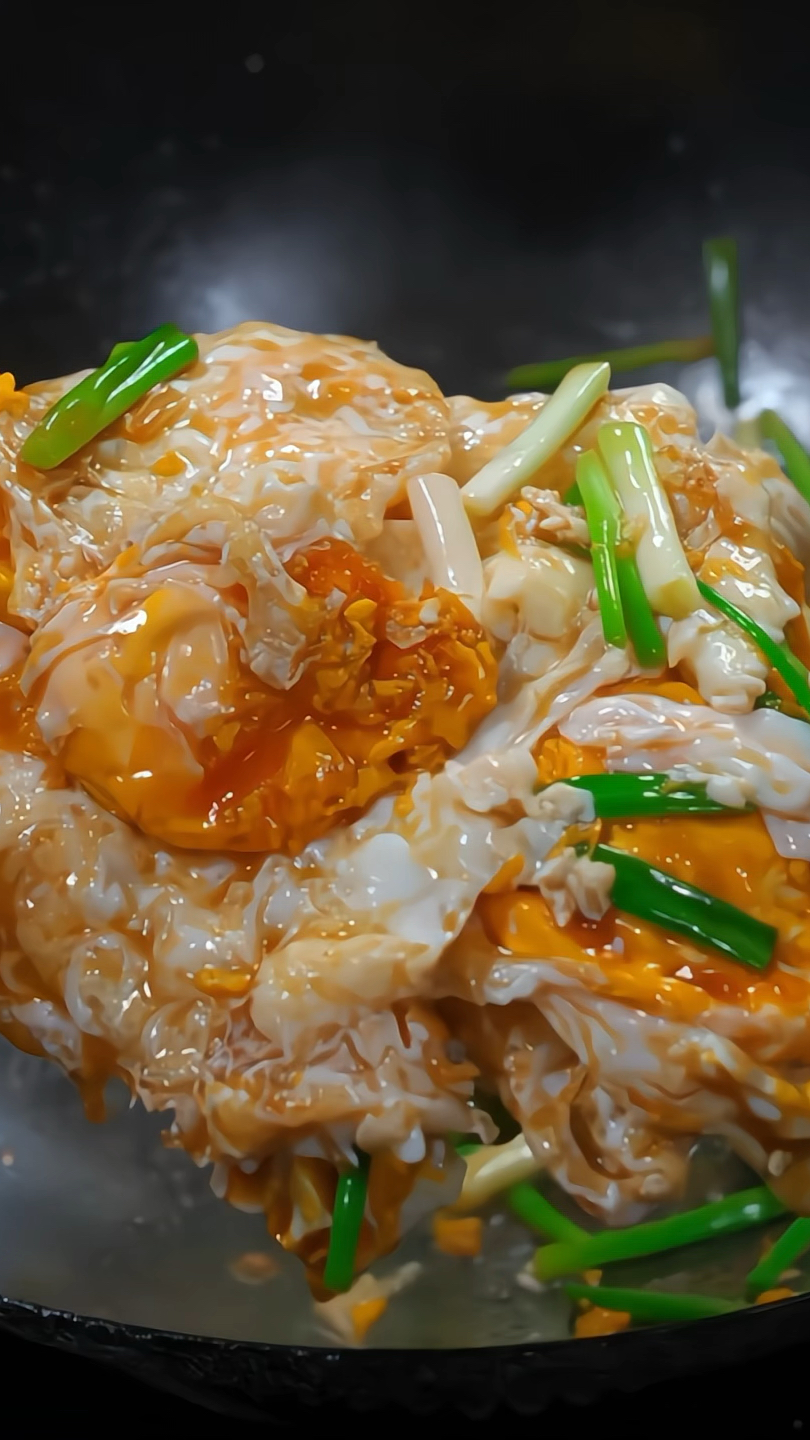 这个葱爆醋炒蛋太香了,做法简单,姐妹们赶紧做起来 #家常菜