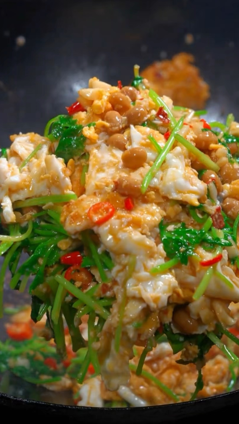太香了，腊八豆炒菜，蒸菜，平时拌饭，配米饭都非常好吃#家常菜